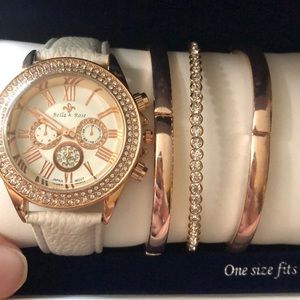 Bella & Rose Watch and Bracelet Set